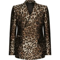Brown Leopard Print Men Suit Set 2 Piece Blazer+Pants Trousers Wedding Tuxedos Formal Office Jacket Fashion Prom Coat Customized