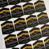 60pcs Custom Gift of Zamzam Water Bottle Sticker Name Date Umrah Mubarak Muslim Islamic Gift Pack Label Decoration Eid Nikkah