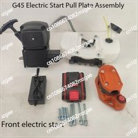 G45/40F-5 2-Stroke Engine Starter Kit, Electric Start & Recoil Pull Starter Assembly for Brush Cutters & Earth Drills