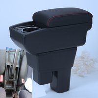 For Honda Jazz Armrest Box For Honda Fit Jazz 2 Car Armrest 2008 2009 2010 2011 2012 2013 Storage Box Interior Car Accessories