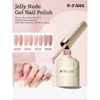 Nude Series Gel Nail Polish Soak Off UV LED Semi Permanent Jelly Nude Pink Gel Varnish Long Lasting Manicure Salon DIY Nail Art