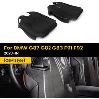 Real Dry Carbon Fiber Seat Backrest Cover for BMW G87 G82 G83 F91 F92 OEM Style 2023-IN 2Pcs/Set