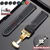 18mm 20mm 22mm 24mm Straps Stitching Sports Silicone Watch Band Thick Rubber Strap Men Waterproof Bracelet Universal Wristband