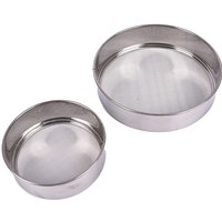 Kitchen Tools Fine Mesh Flour Sifter Professional Round Stainless Steel Flour Sieve Strainer Sifters Best For Kitchen Baking