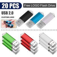 wholesale 20 Pack Lot USB 1GB 2GB 4GB 8GB 16GB Flash Drive Memory Stick Pendrive Thumb Drive 32G 64GB 128GB Memory Flash Disk
