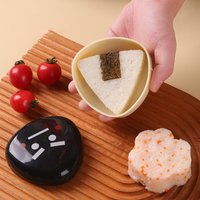 Sushi Lunch Box Triangle Rice And Vegetable Roll Mould Bento Box Japanese Bento Kitchen Gadget Onigiri Maker Frame Kit Tools