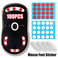 Gaming Mouse Skates Universal Feet Sticker PTFE 6/7mm Smooth Glide Thickness Small Dots Pads Replacement Mouse Upgrade Accessory