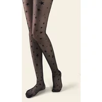 1 Pair Thin Silk Stockings Polka Dot Star Jacquard Pantyhose Sexy Anti-hook Silk Female Socks