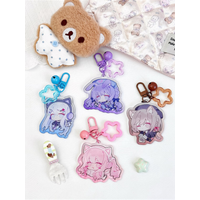 Project Sekai Acrylic Keychain Anime Themed Key Ring Collectible Item