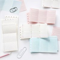 40PCS Memo series loose leaf replacement M5 inner page Korean ins hand account storage accessories inner page