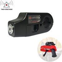 AliExpress NONE Falante New 110db Anti-theft Alarm Motorcycle Handlebar Lock Aluminum Alloy Brake Grip Lock Bicycle Equipment Adjustable