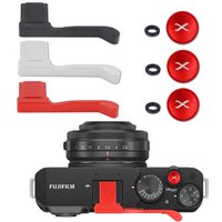 X100VI Metal Thumbs Up Grip Thumbs Up Grip Hand Grip + Shutter Release Button for camera for Fuji Fujifilm X100VI X100V