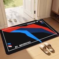 AliExpress NONE VIKAMA Motorcycle Parking Carpet, Non-Slip Dirt Resistant Floor Mat, Easy Wash Soft Rug for Garage, Bedroom, Racing Bike Display