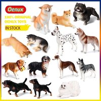 New Dogs Model Simulation Puppy Animal Figures Shiba Inu Husky Rottweiler American Bully Saint Bernard Collection