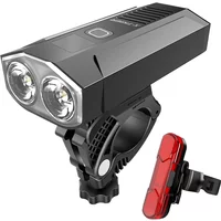 X-TIGER Bike Front Light Set Waterproof MTB Bicycle Lamp 5200mAh USB Rechargeable LED Bike Accessory Headlight Tail Light Set