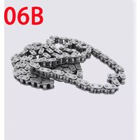 1PCS 06B Short Pitch Precision Roller Chain 1.5 Meters Industrial Drive Single Row Flat Straight Chain for Machinery