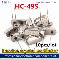 10PCS HC-49S 4Mhz 6Mhz 8Mhz 12Mhz 16Mhz 20Mhz 24Mhz 25M 26M 27M 30M 32M 36M 40M 48M Quartz Crystal Resonator Passive Oscillator