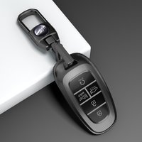 New Grey TPU Car Key Cover for Hyundai Santa Fe Tucson 2022 NEXO NX4 Atos Solaris Prime 2021 4 5 Button Key Case