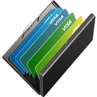 Anti-Theft Magic Business Mens Wallet RFID Blocking ID Bank Credit Card Holder Slim Thin Money Card Case Protective Design