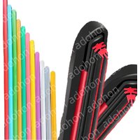 Colorful Push Button 19mm Car Windshield Wiper blades Universal Soft Double layer Rubber Frameless Bracketless 14 20" 22" 24"26"