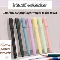 1 Pc Pencil extender art pen grip pen holder sketching pencil colored pencil case extension art supplies school office supplies