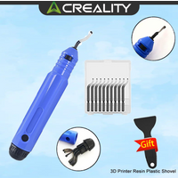 3D Printer Trimming Knife Scraper 3D Printer Tools PLA PETG Material Filament Model Trimming Device with 10pcs Deburring Blades