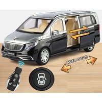 Kontrola zdalna 1:24 Maybachs VITO VS680 MPV Model samochodu z odlewu stopu, luksusowy, metalowy, z dźwiękiem i światłem, symulacja, prezent dla dzieci