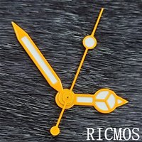 Watch Hands YELLOW color Green Luminous hands Fit NH35 NH36 Miyota 8215 DG 2813 ETA 2824 2836 ST2130 Movement Replacement Parts