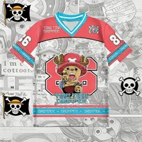 86 Jersey One Piece Tony Tony Chopper Anime Y2k Korean Baseball Hockey T-shirt Fashion Streetwear Anime Daily Unisex Tops Tees
