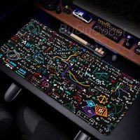 Black White Mouse Pad Science Math Formula Desk Mat Gaming Keyboard Extended Mats Gamer Laptop Non-Slip Pads Office Accessories