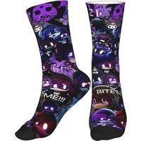 All Seasons Murder Drones Uzi Collage Sport Middle Tube Socks Super Soft Crew Socks Casual Stockings for Men Women