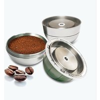 Reusable Coffee Capsules 80/150ML Barcode Refillable Vertuo Pods Compatible With Nespresso Vertuoline 230ML And 414ML Pods