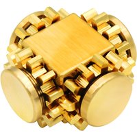 Gear Cube Spinner Finger Copper Mechanical Gyro Linkage Hand Spinner Fingertip Adult Decompression EDC Toys