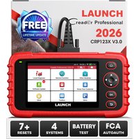 LAUNCH CRP123X V3.0 OBD2-Scanner Diagnosegerät, 4-System-Autocode-Lesegerät mit 7 Reset-Funktionen, ABS SRS Motor Getriebe, 90+ Automarken, lebenslange kostenlose WiFi-Updates, AutoVIN, 2G+64G, Typ-C,