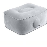 Press to Inflate Seat Cushion High Density PVC Portable Foldable Camping Multi Use as Footrest Backrest Ergonomic Design