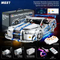 Techniczny model MOC 42210 God of War GT - R34 Samochód Sportowy Klocki Konstrukcyjne Zestaw LED RC Najlepszy Prezent na Halloween, Boże Narodzenie, Urodziny, dla Gości na Imprezę