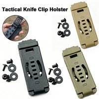 Tactical Universal Knife Clip Holster – Belt Sheath Handmade DIY Accessory for EDC Outdoor Camping Utility Tools