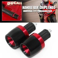 Ducati CNC Aluminum Handlebar Grip End Caps for Monster 696 796 821 & Panigale 848 899 959 1199 1299 Motorcycle Accessories