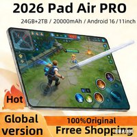 2026 Pad Air Pro 11 inch tablet Android 16 5G tablet 24GB 2TB 4K HD Dual SIM Calling 5G WIFI global version tablet Pad Air Pro