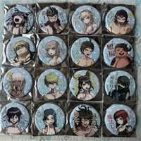 75mm Anime Danganronpa Togami Byakuya Gonta Gokuhara Chabashira Tenko Korekiyo Shinguji Yumeno Himiko Cosplay Cartoon Badge Gift