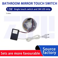 12V sensor switches mirror Light12W Smart bathroom cabinet mirror strip light controller 5m2835 120D Touch Sensor Switch light