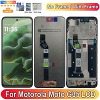6.72''For Motorola Moto G35 LCD Display Screen Touch Panel Digitizer Replacement Parts For Motorola Moto G35 Screen With Frame