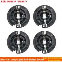 4Pcs Car Rear Tail Lamp Light Bulb Holder Socket Replacement Parts For -BMW Mini R61 R59 R58 R57 R56 63212756177