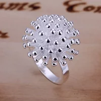 Beautiful Noble design 925 sterling Silver Rings for women lady men wedding party Fashion Jewelry Charm nice gifts