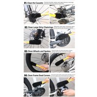 AliExpress NONE Bicycle Chain Cleaning Tool Set, Cleaning Cloth for Bicycle, Motorcycle, and Electric Vehicle Chain