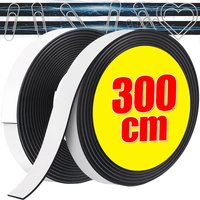 Strong Magnetic Strip Tape Self Adhesive Flexible Magnet Tape Roll For Fridge Whiteboards Wall DIY Photo Poster Fixing Stickers