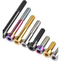 AliExpress Tgou Titanium Bolt M7/M8x15 20 25 30 32 35 40 43 45 50 60 70mm Allen Key Head Ti Screws for Bicycle Motorcycle Car