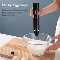 Electric milk and coffee mixer Hand held egg beater Milk foam maker foam maker 3 speed rechargeable cream mixer Kitchen mixer