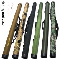 Portable Hard PVC Fishing Rod Case 12 13 145 Meters Lure Rod Tube Crossbody Fish Gear Barrel Lightweight Fishing Equipment Ho...