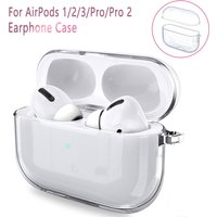 Transparent Case For AirPods 1 2 3 Pro Pro2 Clear Soft TPU Wirelsss Headphones Protective Cover For Air Pods Pro 2 Earbuds Shell